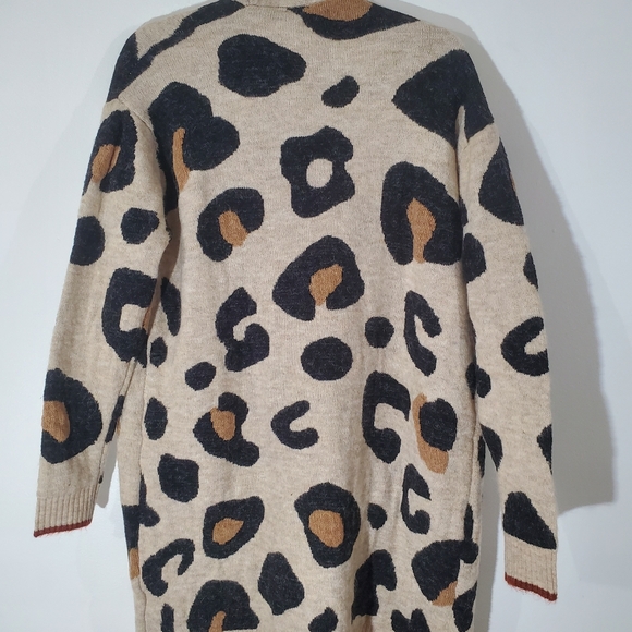 JODIFI Animal Print Cardigan Size M - Picture 4 of 4